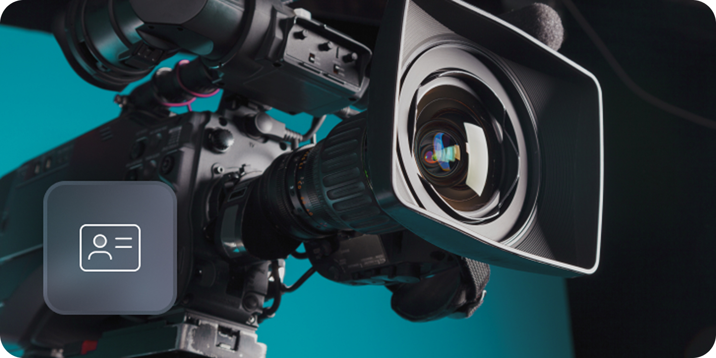 Television news camera